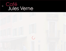 Tablet Screenshot of cafejulesverne.com